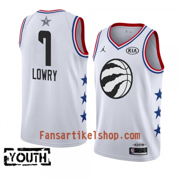 Toronto Raptors Trikot Kyle Lowry 7 2019 All-Star Jordan Brand Weiß Swingman - Kinder Toronto Raptors Trikot Kyle Lowry 7 2019 All-Star Jordan Brand Weiß Swingman - Kinder
